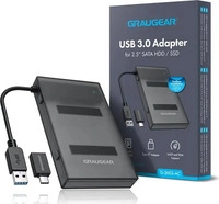 GrauGear G-2603-AC, GrauGear USB-A/C 3.1 Adapterkabel 2.5" SATA SSD/HDD -