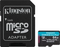 Kingston SDCG4/64GB, SD MicroSD Card 64GB Kingston SDXC Canvas Go Plus retail