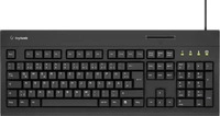 KeySonic 61081, KeySonic Full-Size Tastatur Smart Cardreader,BK,KSK-8040U-CR