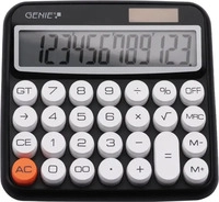 Genie 12775, GENIE 612BK - Tischrechner - schwarz