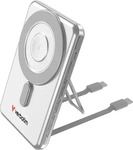 Verbatim 32276, Verbatim Charge 'n' Go 2 USB-C cables 5000 Power Bank Silver