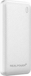 RealPower 557607, REALPOWER PB-10000 Plus,10.000 mAh,20W,2x USB-A,1x USB-C wei