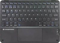 Conceptronic TOBIN01BES, CONCEPTRONIC 10" Wireless Tastatur BT5.4 Layout ES schwarz