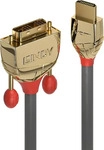 Lindy 36195, LINDY | 36195 | HDMI auf DVI-D Single Link Kabel Gold Line | 2 m 