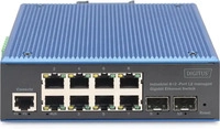 DIGITUS DN-651156, DIGITUS Switch 8+2 -Port L2 managed Gigabit Ethernet FPC