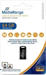 MEDIARANGE MR923, MediaRange | Nano USB-Stick | 64 GB | USB 2.0 | Schwarz