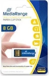 MEDIARANGE MR975, MediaRange | Nano USB-Stick | 8 GB | USB 2.0 | Klammerfunktion 