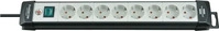 Brennenstuhl 1951580100, Brennenstuhl | Steckdoseneiste | Premium-Line 8x sw/grau 3m