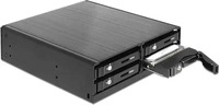 Delock 47220, Delock 5.25" Mobile Rack for 4 x 2.5? SATA HDD / SSD - Geh&auml;use f&uuml;r