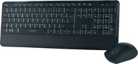 LogiLink ID0161, LogiLink Tastatur-und-Maus-Set - kabellos - 2.4 GHz