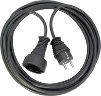 Brennenstuhl 1165010015, Brennenstuhl | Verl&auml;ngerungskabel 2m H05VV-F3G1,5 schwarz