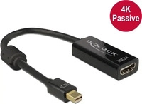 Delock 62613, Delock 4K Passive - Videoanschlu&szlig; - Mini DisplayPort (M)
