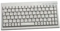 KeySonic 12509, KEYSONIC | Tastatur, Mini, SoftSkin, PS/2-USB-Combo, US | black