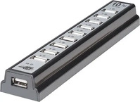 Manhattan 161572, Manhattan | USB-A Desktop Hub 10-Port | 10x USB 2.0 | 480...