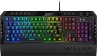 Sharkoon Skiller SGK5 - RGB - Rubber Dome - Kabelgebunden - DE