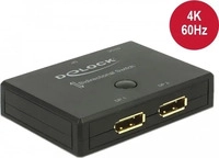 Delock 18750, Delock Displayport 2 - 1 Switch bidirectional 4K 60 Hz