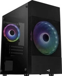 Aerocool ACCS-PV33023.11, AeroCool Atomic Lite V1 - Schwarz - Glasfenster