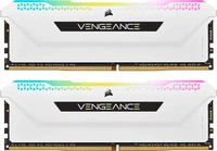 Corsair CMH16GX4M2E3200C16W, 16GB DDR4-3200 Corsair Vengeance RGB PRO SL wei&szlig; CL16