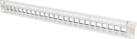 DIGITUS DN-91410-LF, DIGITUS | Patchpanel 1HE 24-Port Rackmount Modular grau transp