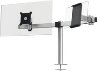 Durable 508823, DURABLE | Monitorhalterung 1Monitore 1Tablet Tischdurchf Silbe