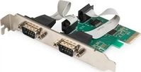 DIGITUS DS-30000-1, DIGITUS | 2x D-Sub9 seriell Ports PCIe LP