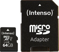Intenso 3424490, Intenso Performance - Flash-Speicherkarte (microSDXC-an-SD-Adapter
