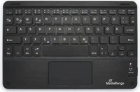MEDIARANGE MROS130, MEDIARANGE Tastatur Wireless 64 Tasten Touchpad DE schwarz