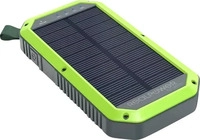 RealPower 405379, RealPower Powerbank PB-10000 Solar schwarz 10.000mAh