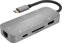 TerraTec 306706, TerraTec CONNECT C8 - Dockingstation - USB-C
