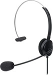 Manhattan 179867, Manhattan Mono On-Ear Headset (USB), Microphone Boom (padded)