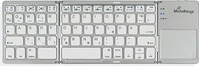 MEDIARANGE MROS133, MEDIARANGE Tastatur Wireless 63 Ta. faltbar Toch. DE silber