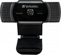 Verbatim 49578, Verbatim Webcam mit Mikrofon AWC-01 Full HD 1080p Autofokus retail
