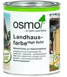 Osmo Landhausfarbe Farbe 2704 Steingrau Gr&ouml;&szlig;e Gebinde 0,75 L