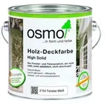 OSMO Holz-Deckfarbe 2104 wei&szlig; Anstrich Fensterfarbe Gebinde 2,5 L