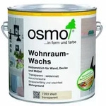 OSMO Wohnraum-Wachs Farbe 7393 Wei&szlig; Transparent Gebinde 2,5 L