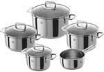ZWILLING Quadro Kochgeschirrset, 5-tlg. 5-tlg, 18/10 Edelstahl