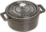Staub La Cocotte Mini Cocotte 10 cm, rund, Graphit-Grau, Gusseisen
