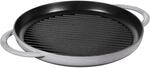 Staub Grill Pans Pure Grill 30 cm, rund, Graphit-Grau, Gusseisen