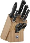 ZWILLING Professional S 7-tlg, Messerblockset, Natur