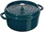 Staub La Cocotte Cocotte 28 cm, rund, La-Mer, Gusseisen