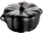 Staub Ceramique Cocotte 12 cm, K&uuml;rbis, Schwarz, Keramik
