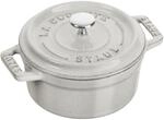 Staub La Cocotte Mini Cocotte 10 cm, rund, Weisser Tr&uuml;ffel, Gusseisen