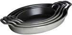 Staub Specialities Ofenform 24 cm, oval, Graphit-Grau, Gusseisen
