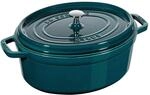 Staub La Cocotte Cocotte 31 cm, oval, La-Mer, Gusseisen