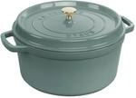 Staub La Cocotte Cocotte 28 cm, rund, Eukalyptus, Gusseisen
