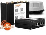 SELFSAT MWR 5550 eSIM 5G Cat 19 WLAN Router bis 3,3 Gbps inkl. Panorama Antenne...