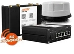 SELFSAT MWR 5540 eSIM 5G Cat 12 WLAN Router bis 2,6 Gbps inkl. Panorama Antenne wei&szlig;