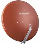 Dur-line Select 75 Vollaluminium-Spiegel (Ziegelrot)