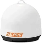 Selfsat SNIPE Mobil Camp Direct Portable mobile Satelliten-Antenne wei&szlig;