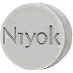 Niyok 4 in 1 feste Dusche 80 g K&ouml;rper, Haare und Gesicht und Bart - Athletic Grey